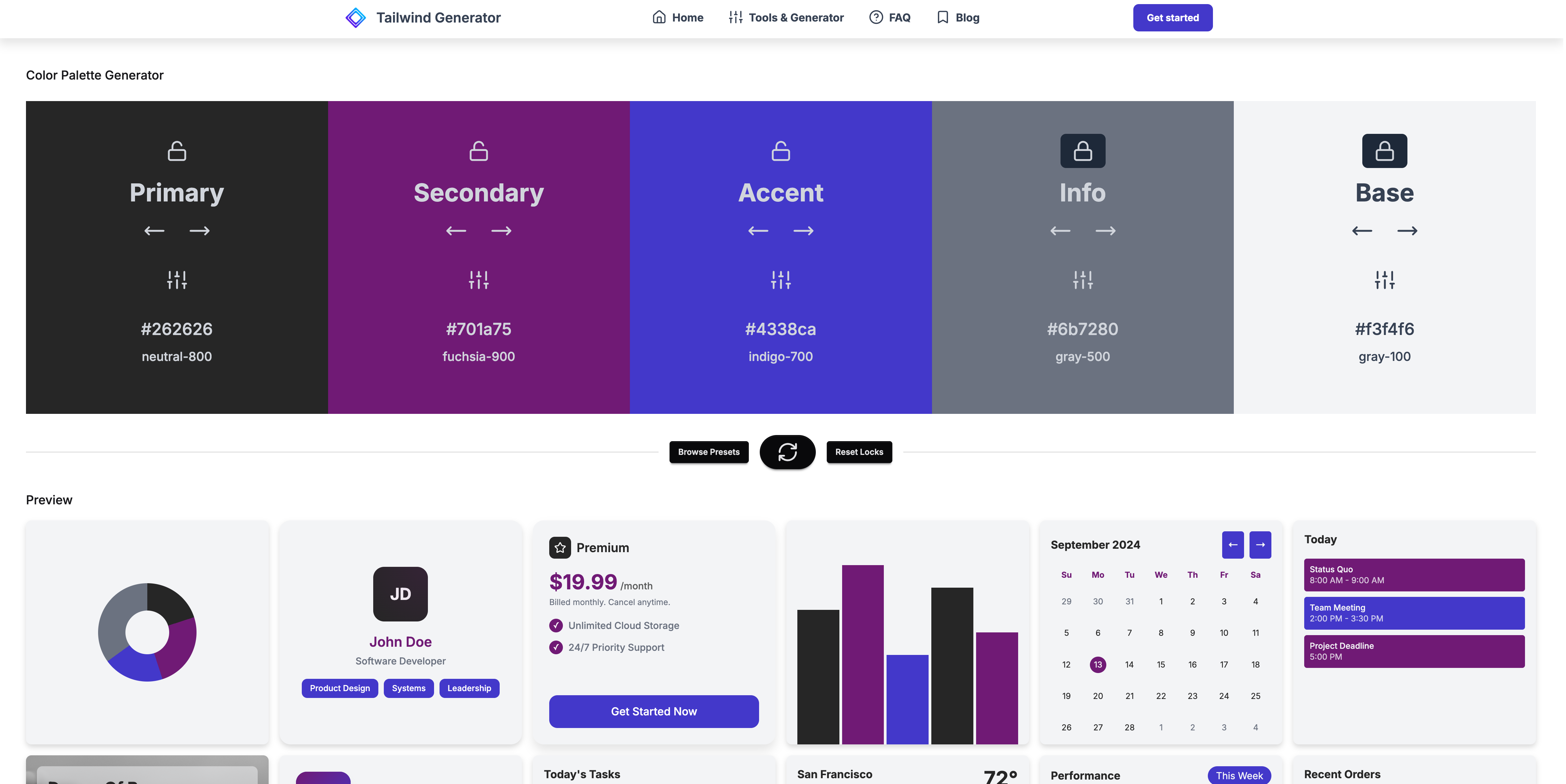 Tailwind Button Generator Preview